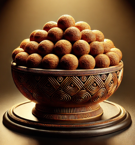 Pelotas de gofio y miel